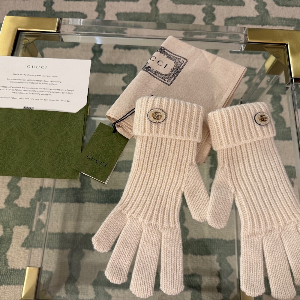 Gucci Wool and Cashmere Gloves